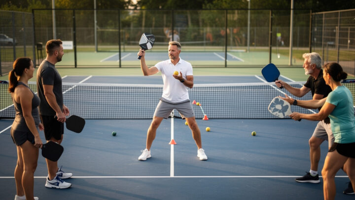 Aufschlag Technik & Regelwerk im Pickleball