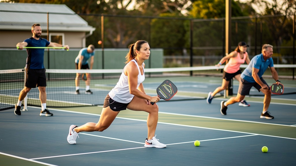 Aufwärmen und Verletzungsprävention beim Pickleball