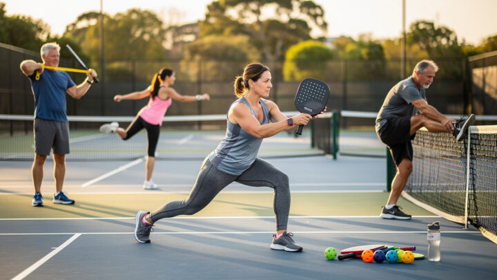 Aufwärmen und Verletzungsprävention im Pickleball