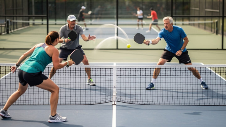 Doppel Strategie im Pickleball: Leitfaden