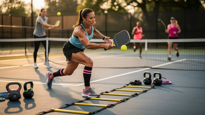 Fitness und Ausdauer im Pickleball: Trainingsanleitung für Spieler