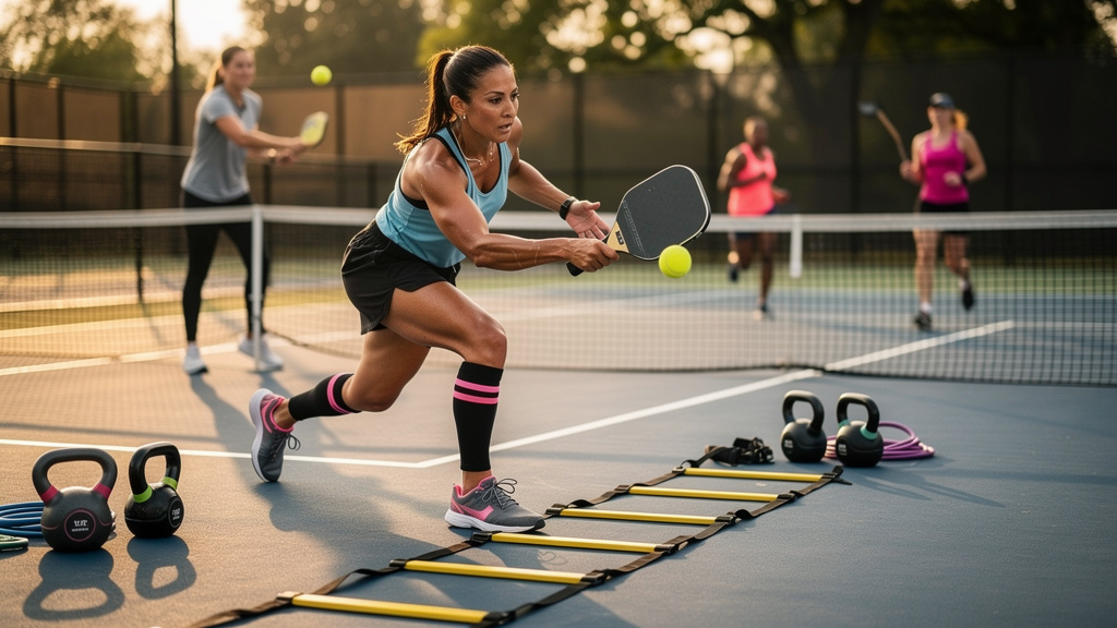 Fitness und Ausdauer im Pickleball: Trainingsanleitung für Spieler