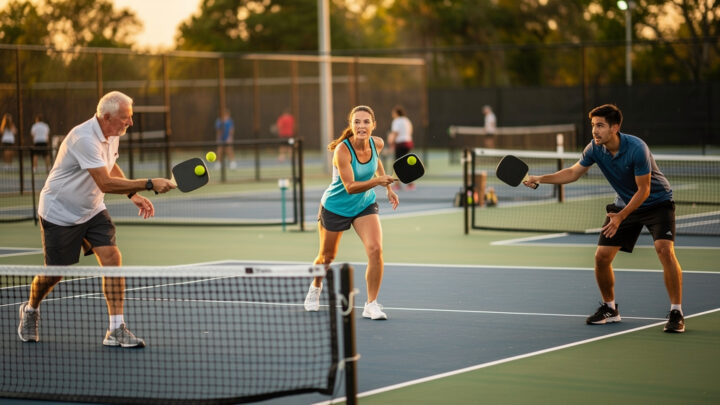Grundtechniken Pickleball: Dinking, Volley, Third Shot Drop: Dinking, Volley, Third Shot Drop
