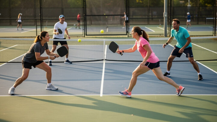 Kitchen & Nicht-Volley-Zone im Pickleball