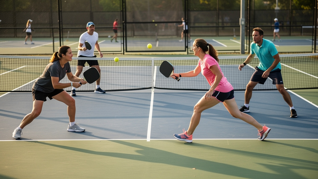Kitchen & Nicht-Volley-Zone im Pickleball
