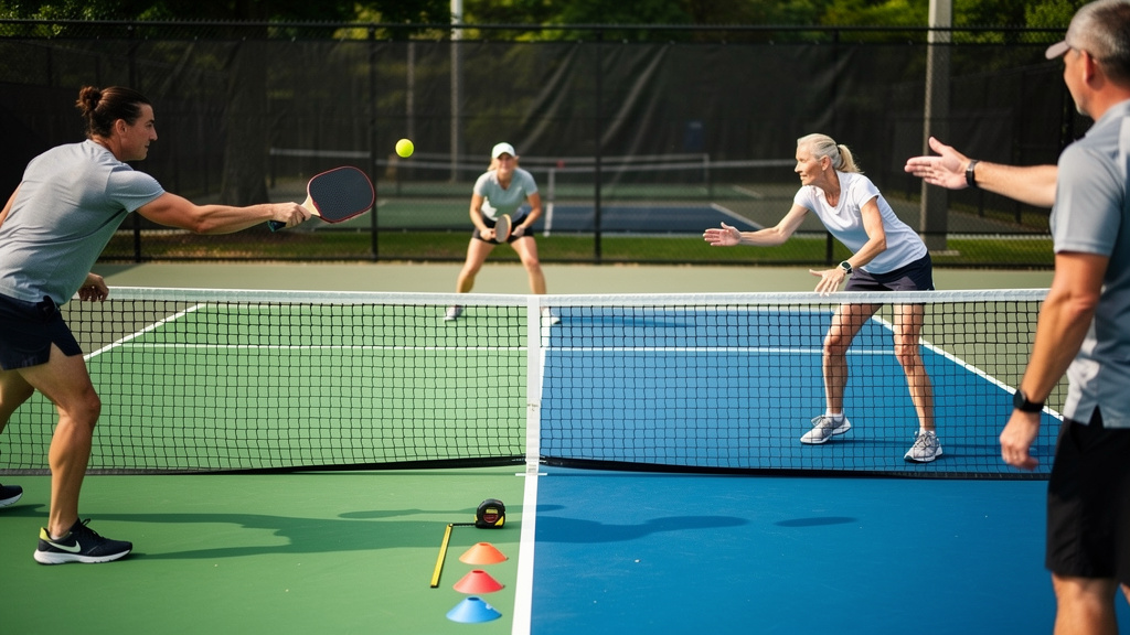 Kitchen & Non-Volley-Zone im Pickleball