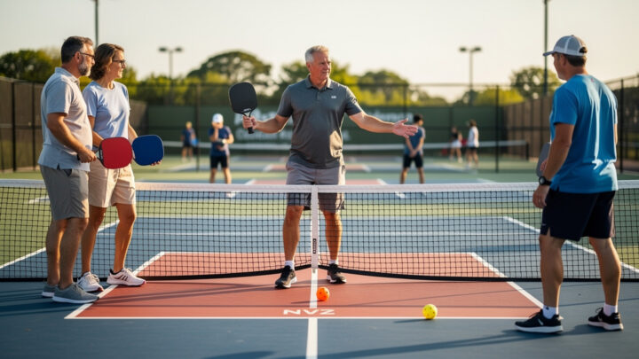 Kitchen Regel Pickleball: NVZ Grundlagen erklärt