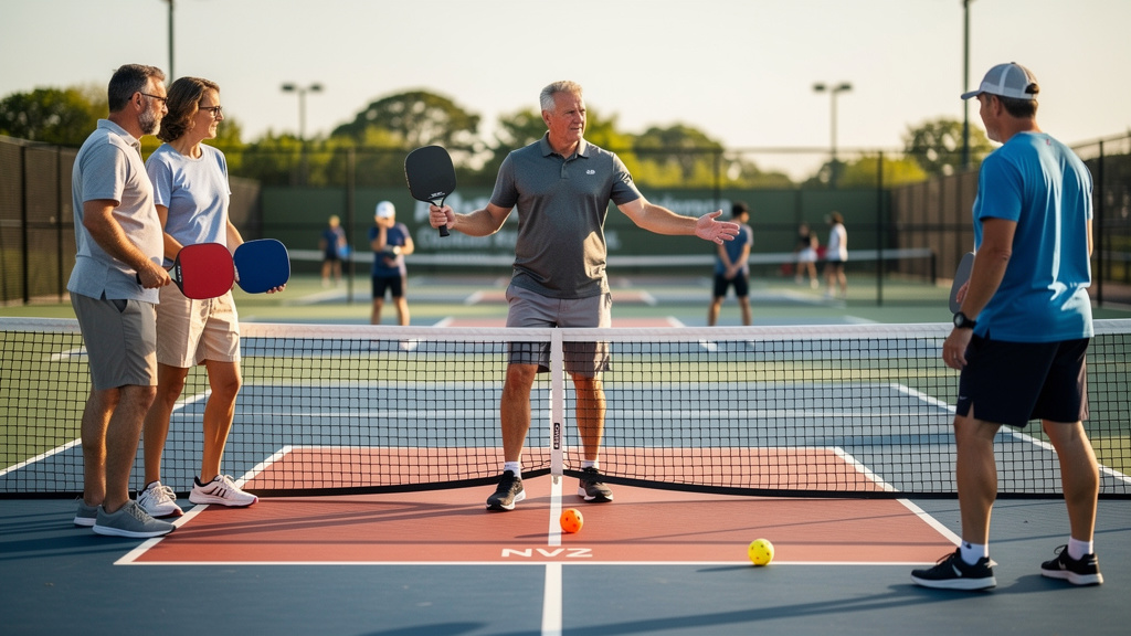 Kitchen Regel Pickleball: NVZ Grundlagen erklärt