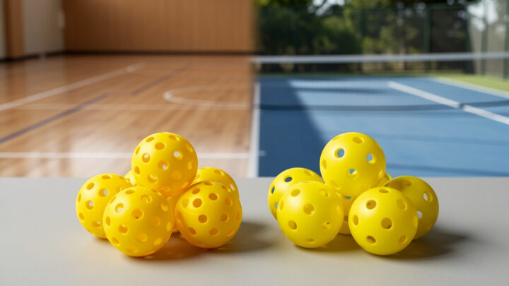 Pickleball Bälle: Indoor vs Outdoor – Vollständiger Vergleich