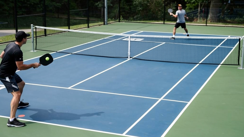 Das Pickleball-Spielfeld: Zonen verstehen