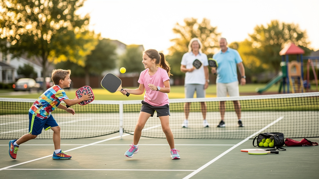 Pickleball für Kinder und Familien: Einstieg, Regeln, Ausrüstung