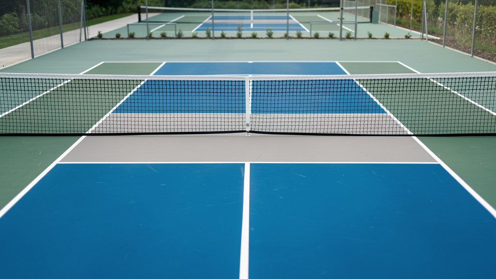 Das Pickleball-Spielfeld: Maße, Zonen und Aufbau