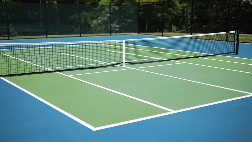 Der Pickleball-Platz: Aufbau und genaue Abmessungen