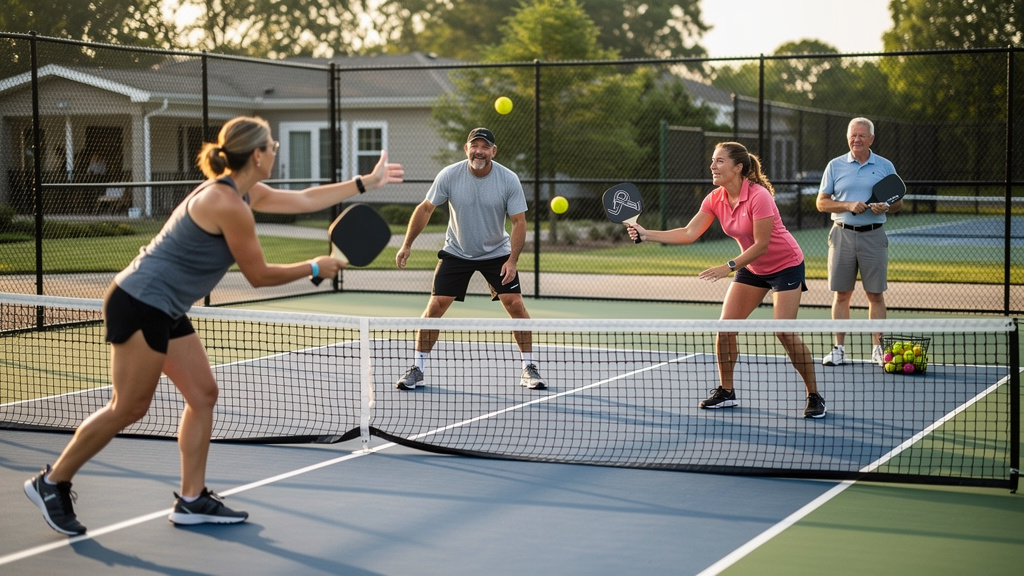 Pickleball Grundtechniken: Dink, Volley, Drop