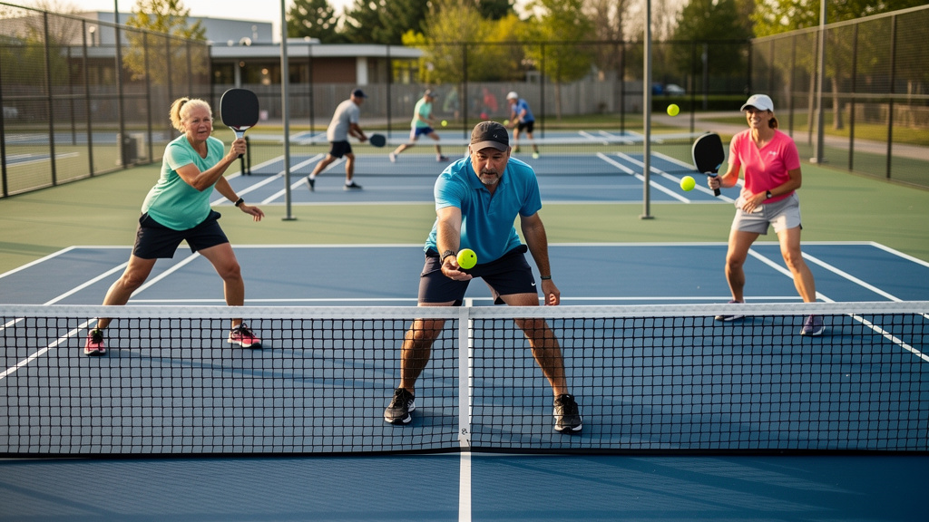 Pickleball Grundtechniken: Dinking, Volley & Third Shot Drop