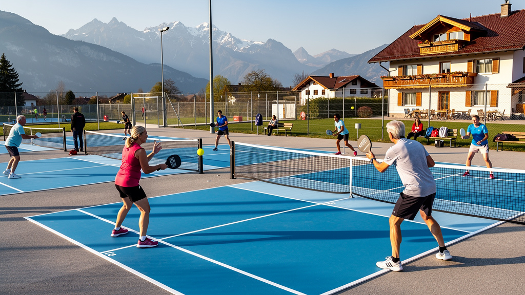 Pickleball in Österreich und der Schweiz: Szene, Clubs & Courts