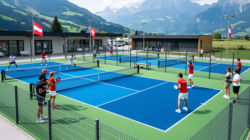 Pickleball in Österreich und Schweiz: Szene, Clubs, Courts