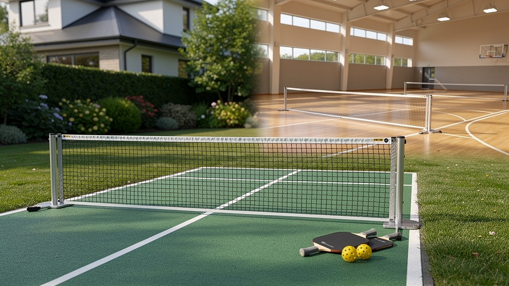 Pickleball Netz Und Court Ausruestung