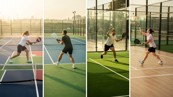 Pickleball vs. Tennis vs. Padel vs. Badminton